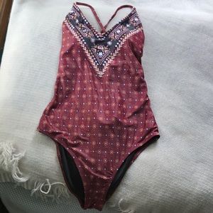 NWT Strappy Back One Piece Swimsuit